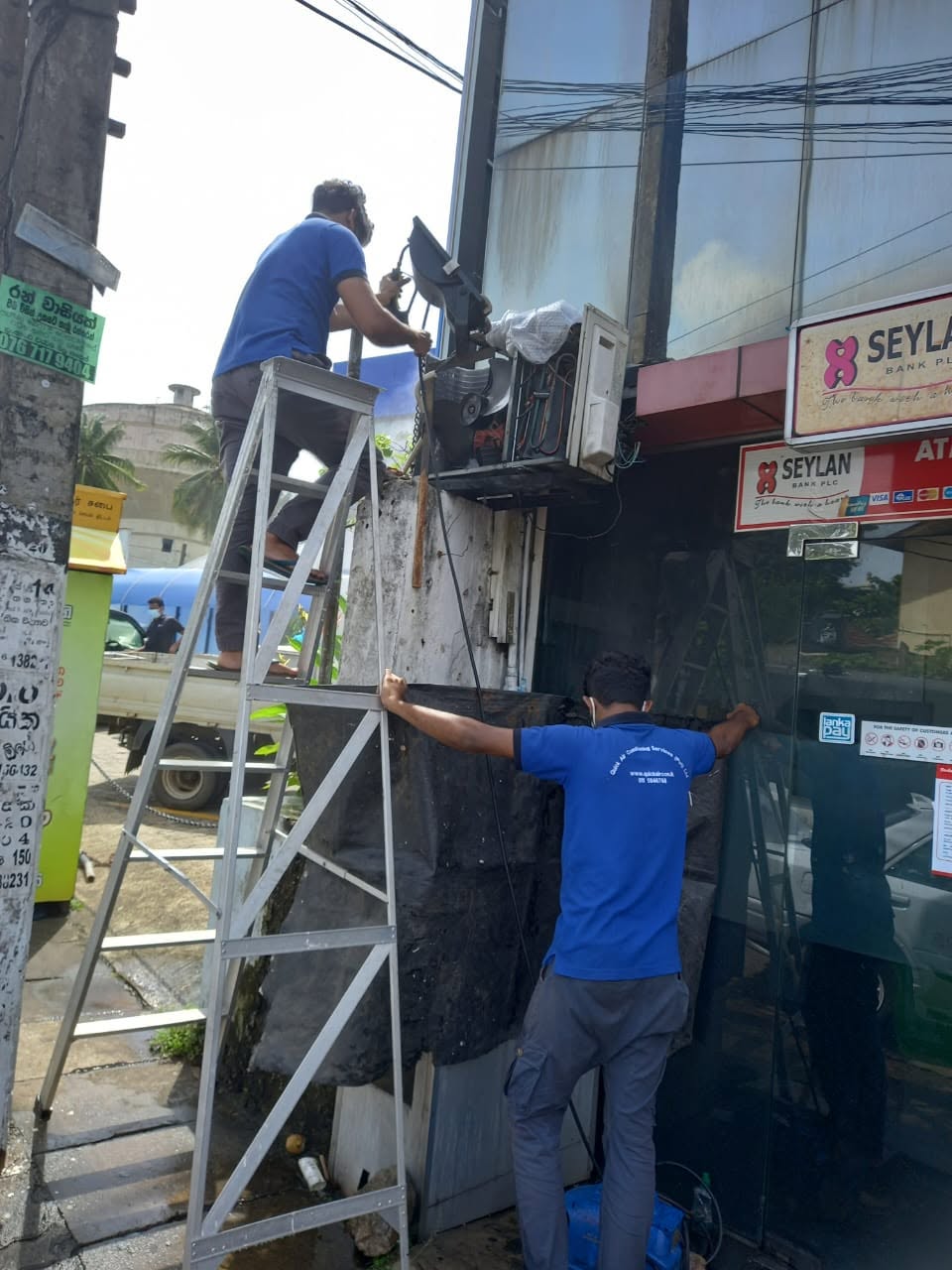 Commercial Evaporator Hydro-Cleaning