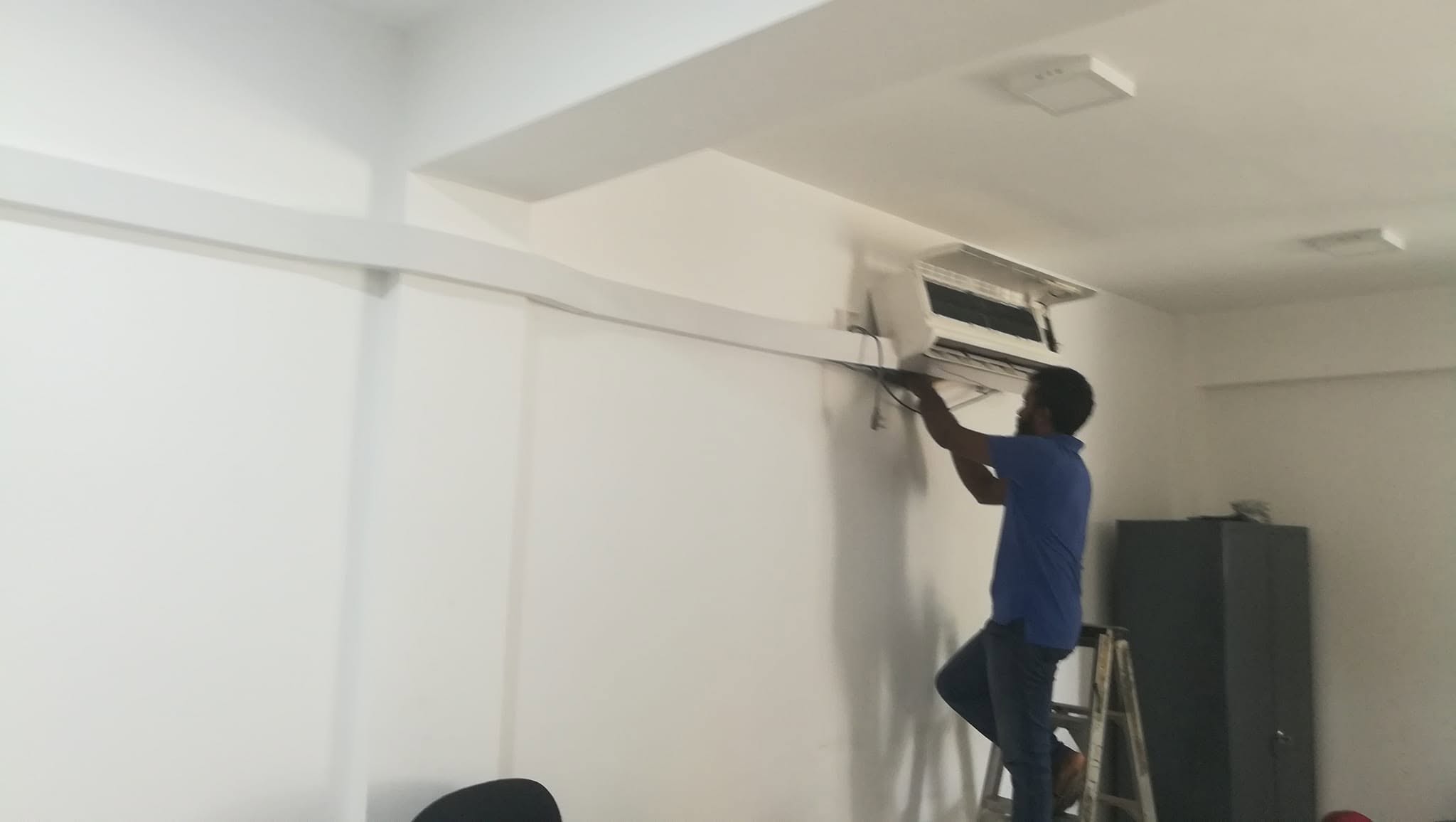 Modern High-Wall Split Installation